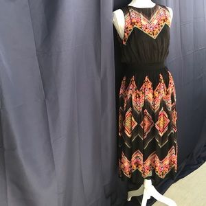 Mid length patterned dress
